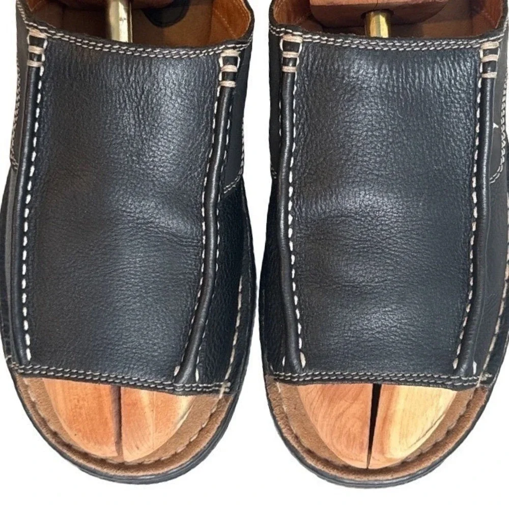 Rare Vintage Dr. Martens Black‎ Y2K 90's Grunge Slide Sandals  AirWair Gorpcore
